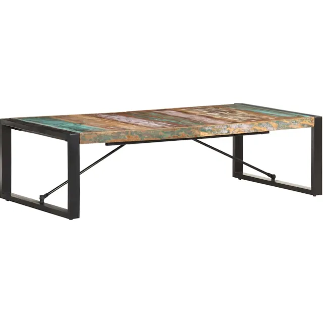 vidaXL Salontafel 140x70x40 cm massief gerecycled hout Bruin