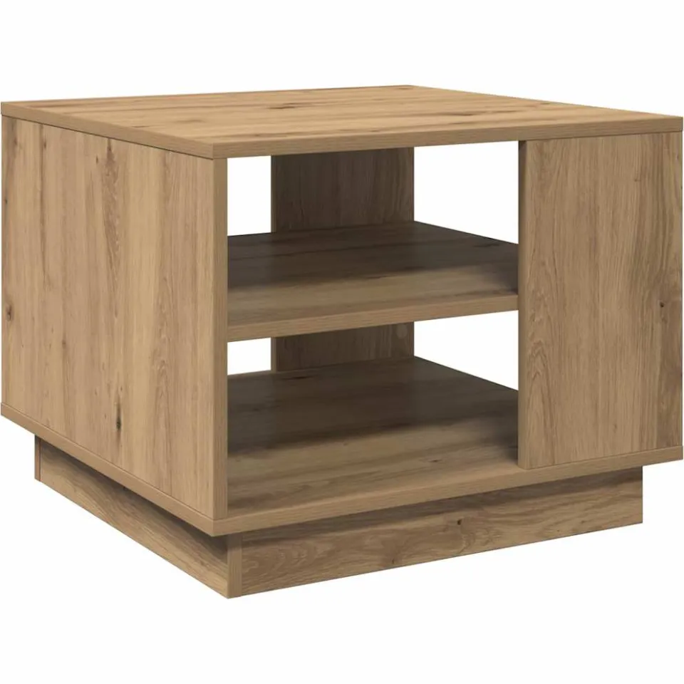 vidaXL Salontafel 55x55x42 cm bewerkt hout artisanaal eikenkleurig, foto 4