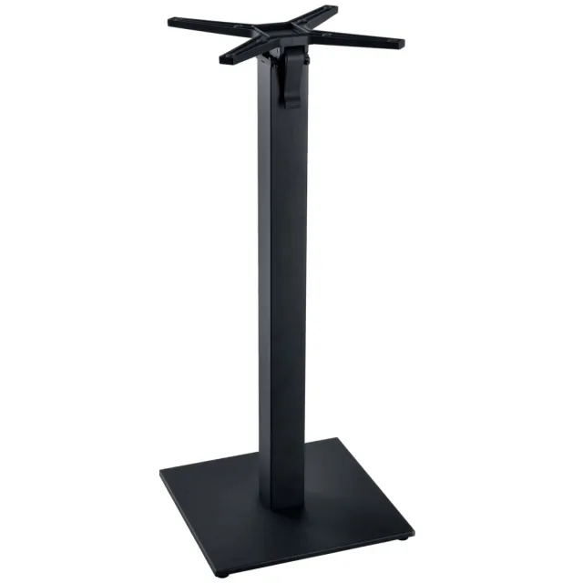 Vega Statafel onderstel voor buiten Jaro; 45x45x108 cm (BxLxH); zwart