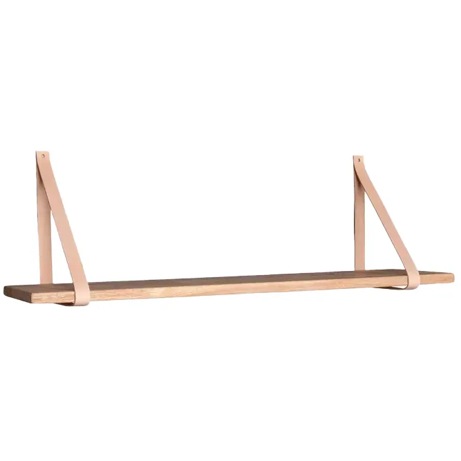 Artichok Thomas houten wandplank naturel - 120 x 80 cm Bruin