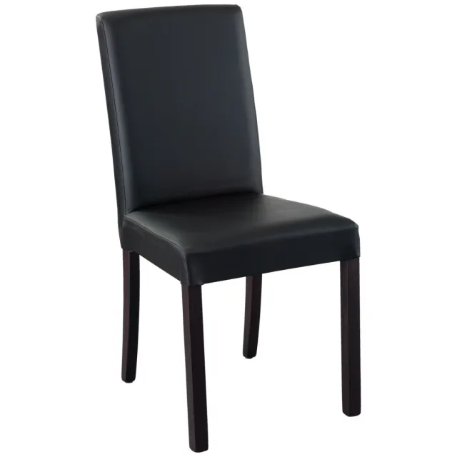 PULSIVA 2x PULSIVA Gestoffeerde stoel Famous; 45x54x90 cm (BxDxH); zwart; 2 stuk / verpakking