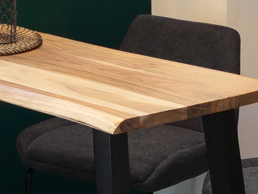 Artistiq Living Artistiq Boomstam Bartafel 'Eriko' Acaciahout, 125 x 51cm, kleur Naturel, foto 4