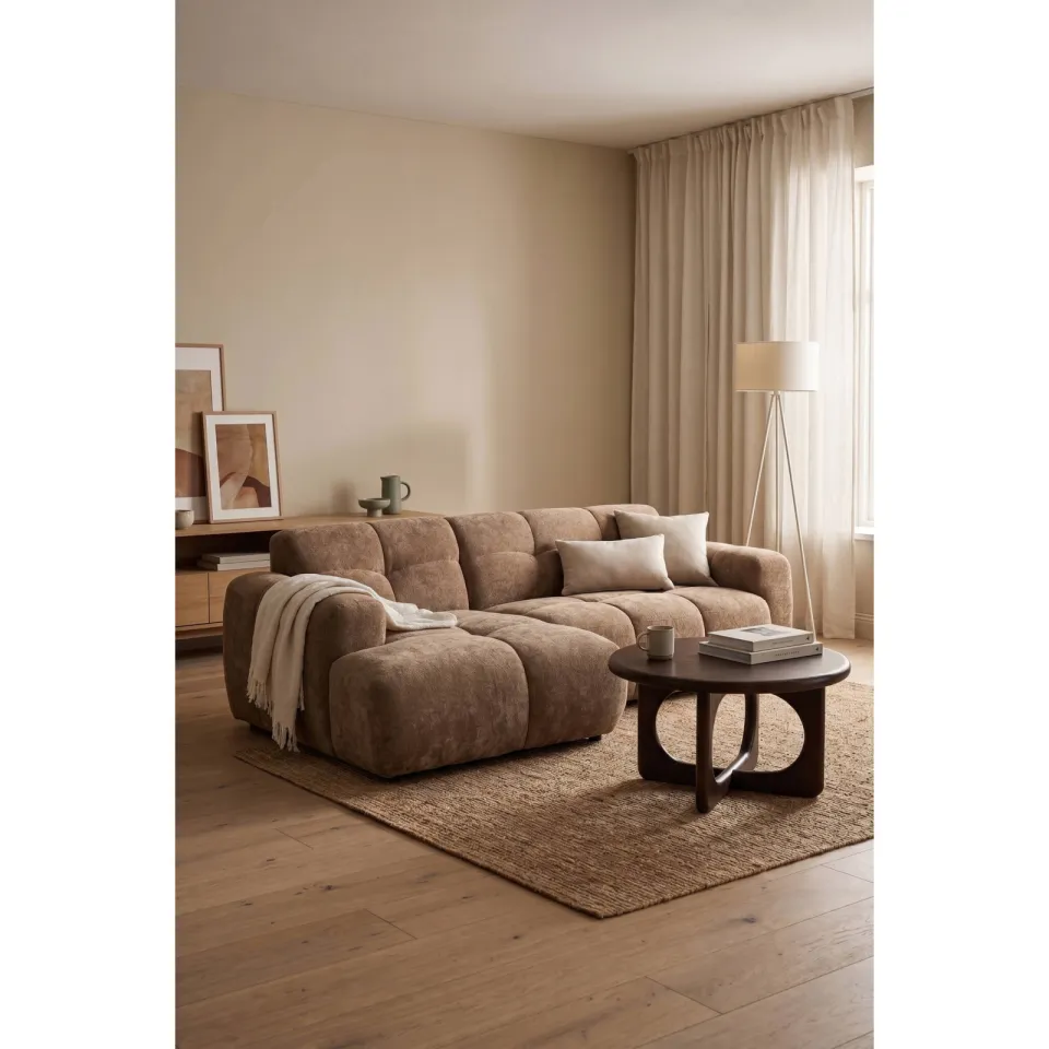 Housecraft Living Vento hoekbank - bruin, foto 2