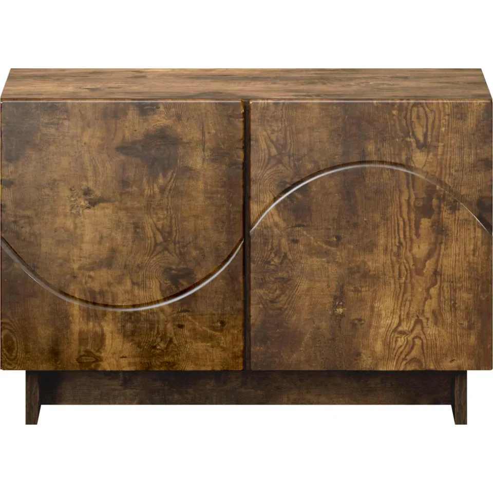 vidaXL tv-meubel 60 x 34.5 x 40 cm Gerookt eiken Bewerkt hout, foto 4