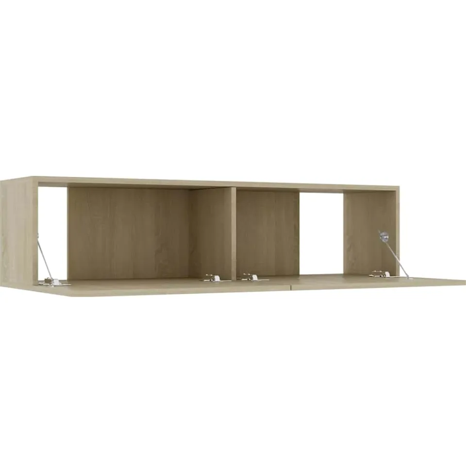 vidaXL Tv-meubel 120x30x30 cm bewerkt hout sonoma eikenkleurig, foto 4