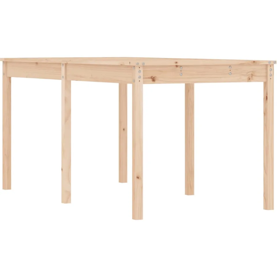 vidaXL Tuintafel 159,5x82,5x76 cm massief grenenhout Bruin