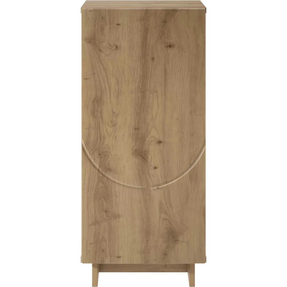 vidaXL Dressoir Artisanaal eiken 33,5 x 34,5 x 75 cm Bewerkt hout, foto 4