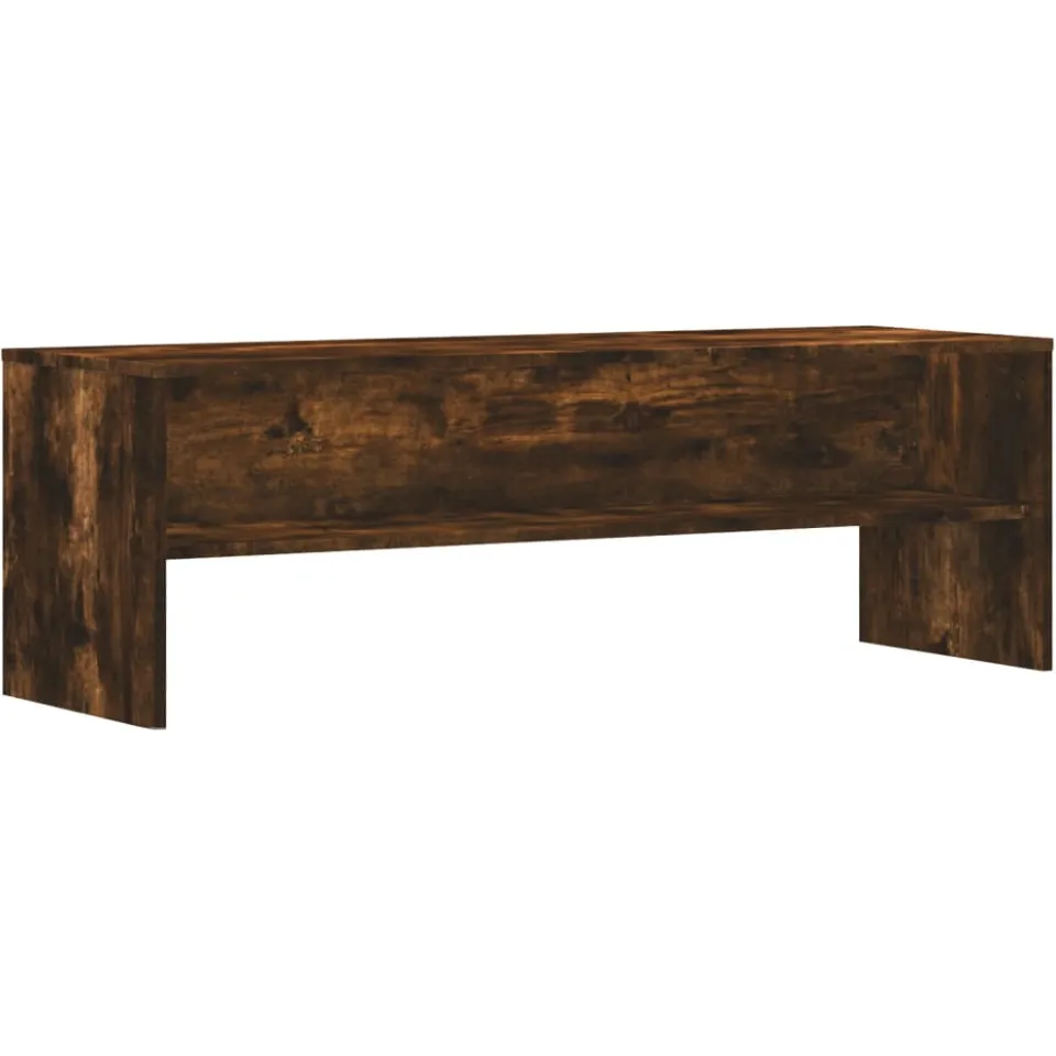 vidaXL Tv-meubel 120x40x40 cm bewerkt hout gerookt eikenkleurig Bruin