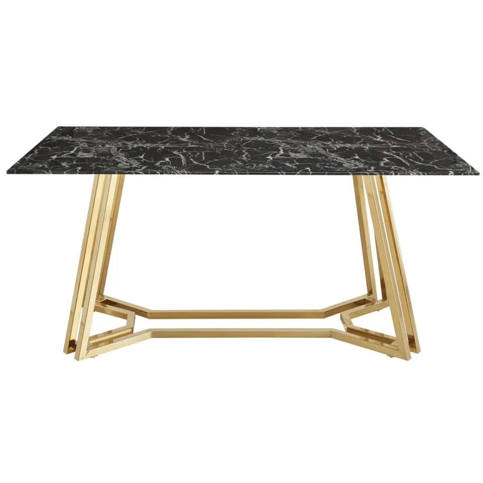 Eetkamertafel Lars zwart, foto 2