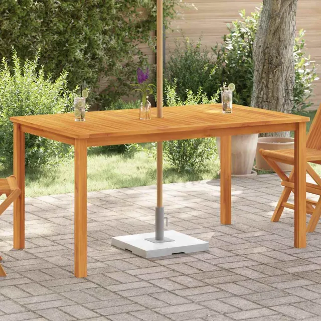 vidaXL Tuintafel 150x90x74 cm massief acaciahout bruin, foto 2