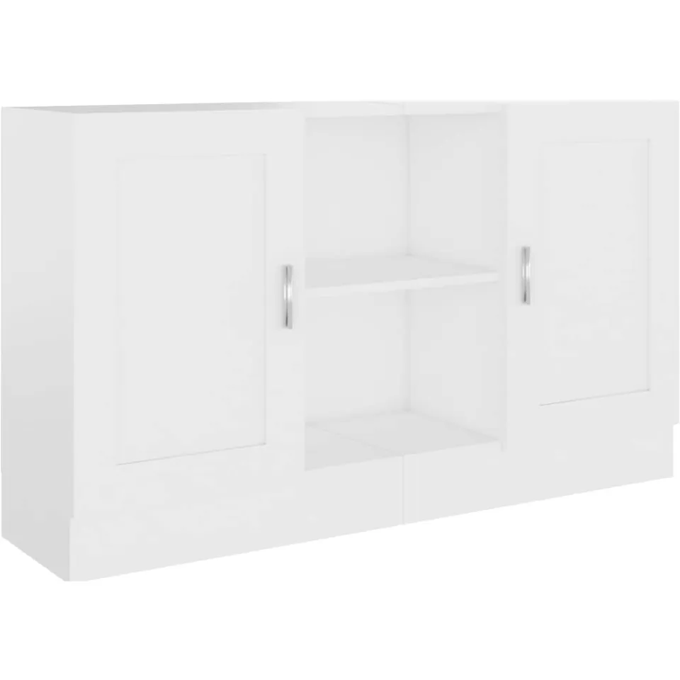 vidaXL Dressoir 120x30,5x70 cm bewerkt hout wit, foto 3