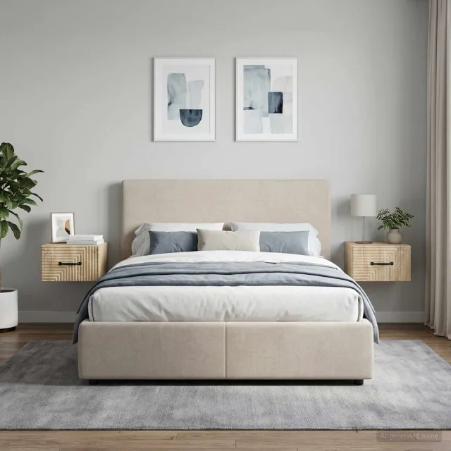 vidaXL Wandbeugel Bedkast 2 st Sonoma Eiken 34,5 x 33 x 20 cm, foto 2