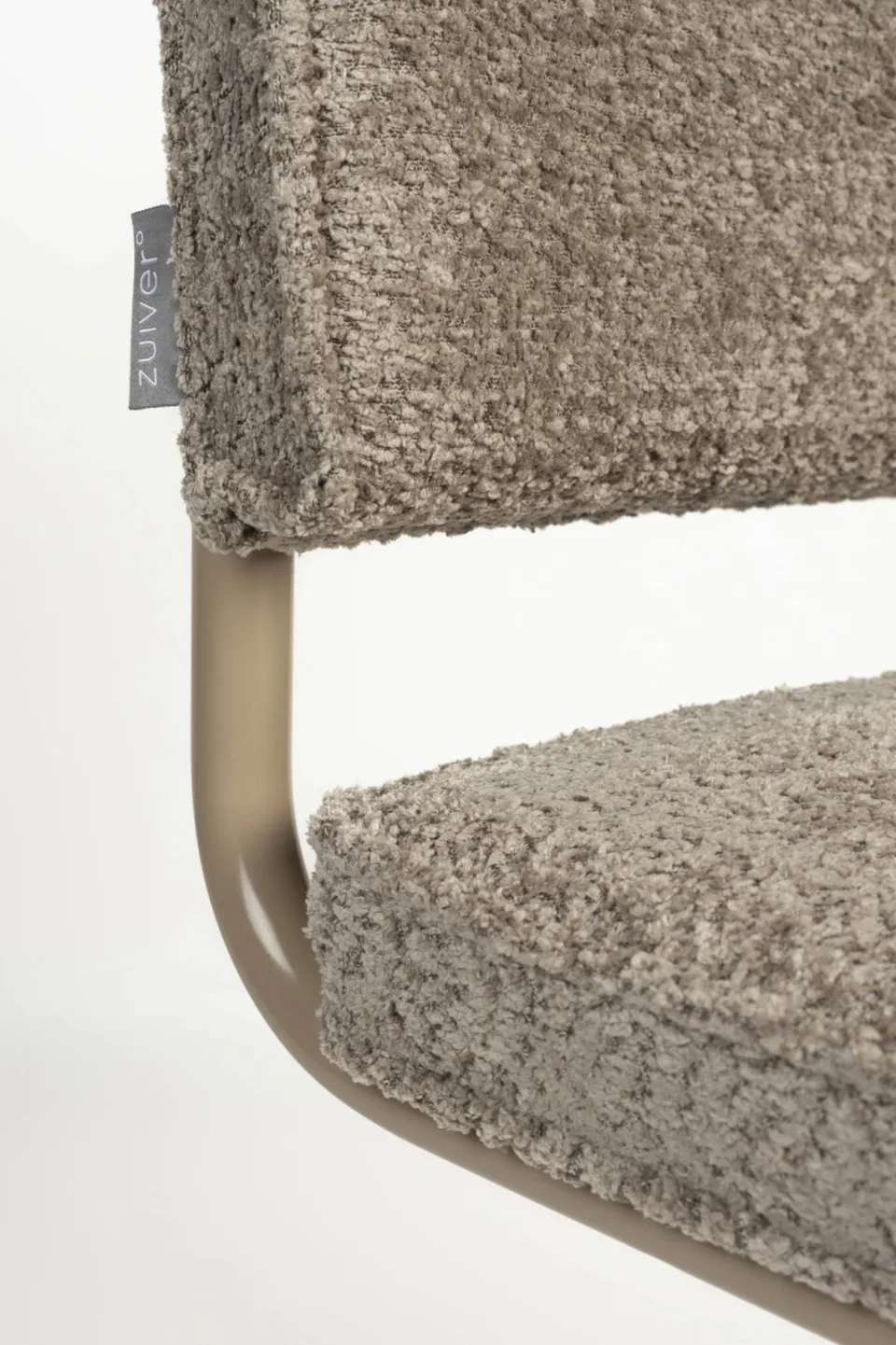 Zuiver Ridge Soft eetkamerstoel beige, foto 8