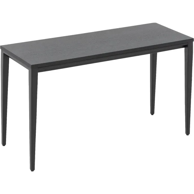 Goossens Salontafel Dexter - 82 x 45 x 32 - Essenhout - zwart - rechthoekig essen fineer zwart gelakt