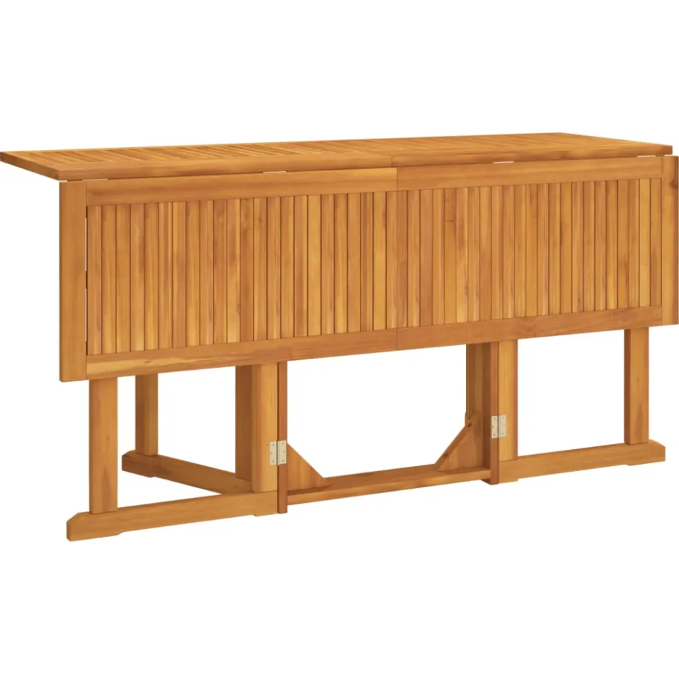 vidaXL Tuintafel inklapbaar 150x90x75 cm massief teakhout bruin, foto 3