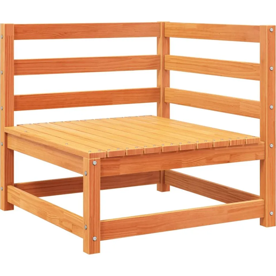 vidaXL 11-delige Loungeset massief grenenhout wasbruin bruin, foto 3