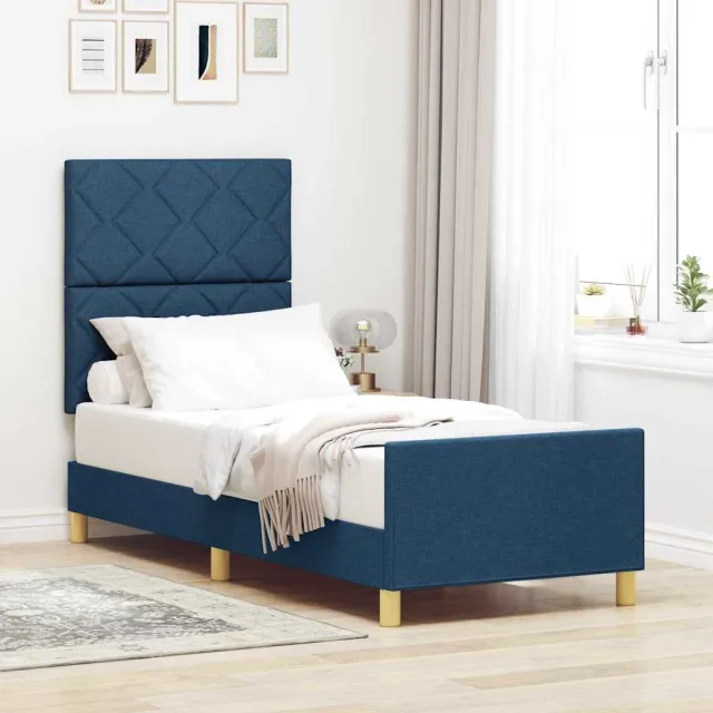 vidaXL Bedframe met hoofdeinde Donkergrijs 80 x 200 cm Stof