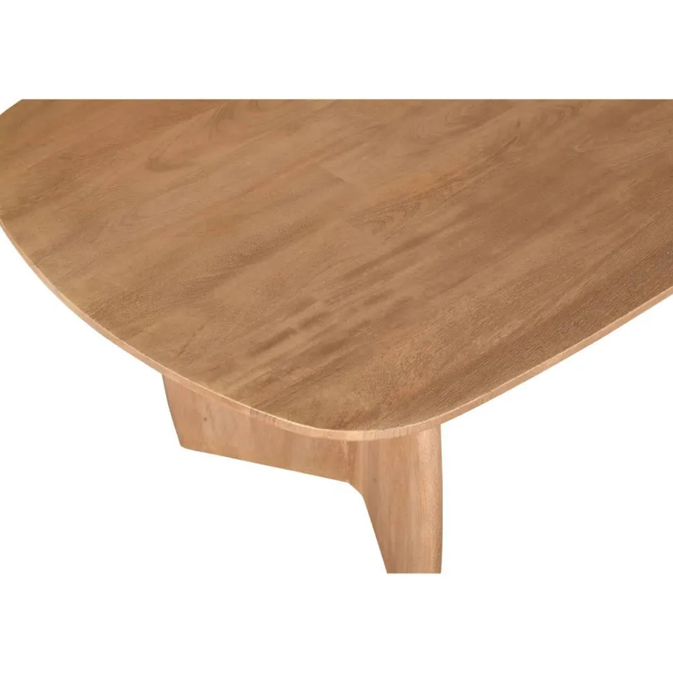 Giga Meubel Eettafel Majada - Deens Ovaal Naturel Mangohout - 200x100x76cm, foto 2
