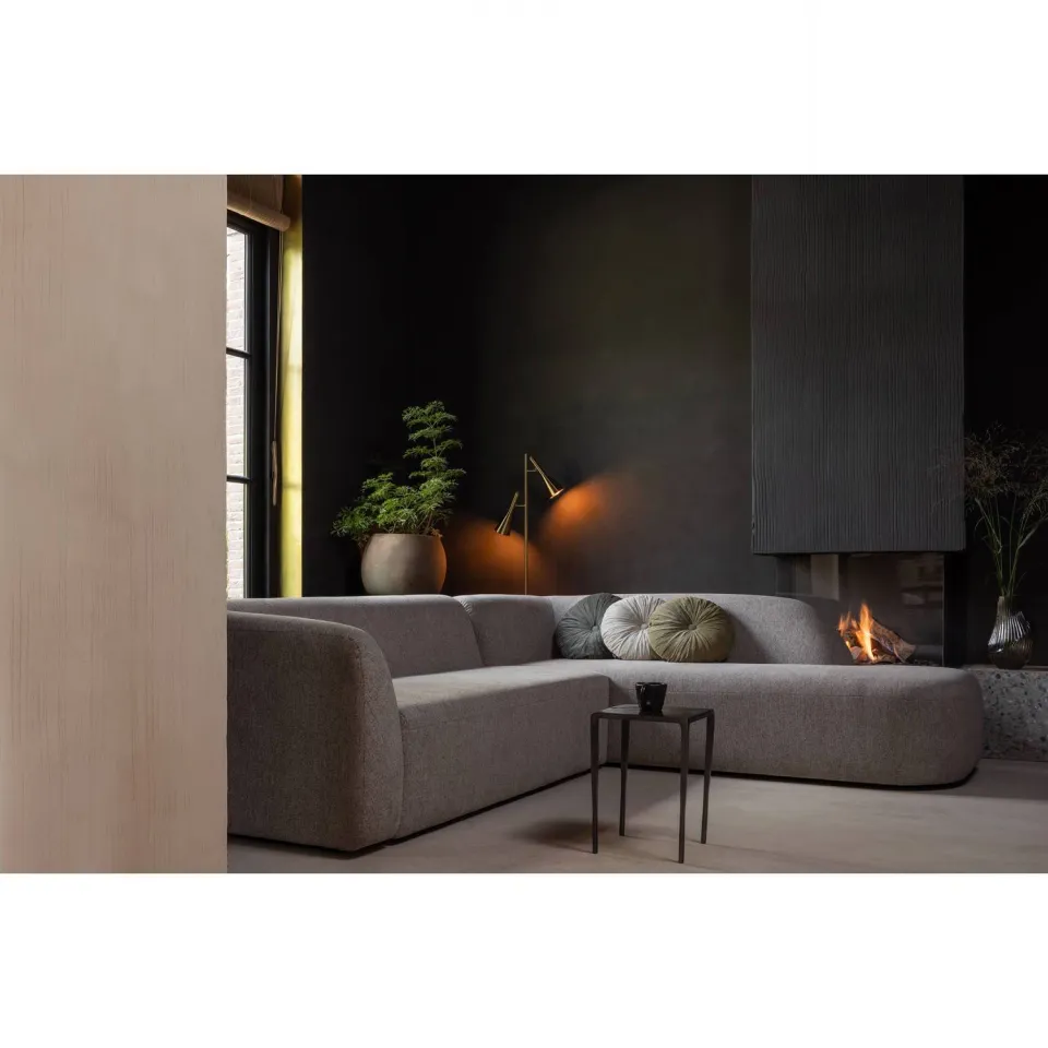 WOOOD Sloping Hoekbank Rechts - Polyester - Naturel - 77x225x87, foto 3