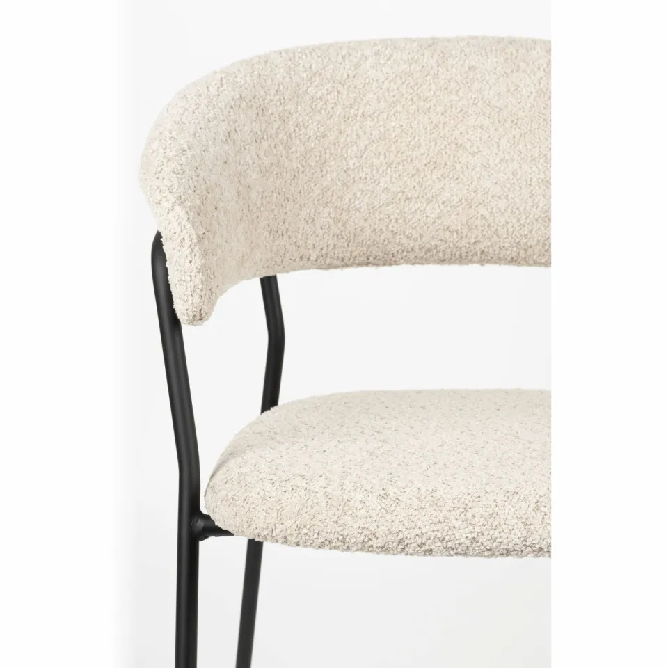 Housecraft Living Zeri eetkamerstoel off-white, foto 8