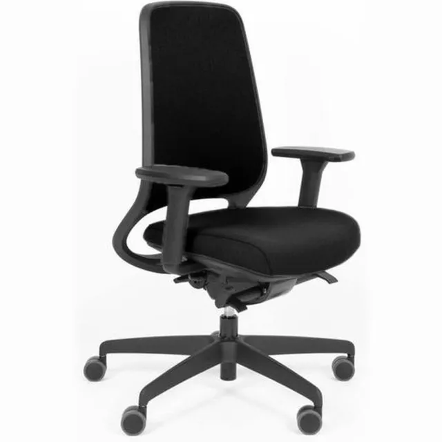 Rovo Bureaustoel Rovo 6040 EB Light Mech - XP2 Armleggers - Lendesteun - Rug Netbespanning - Zwart
