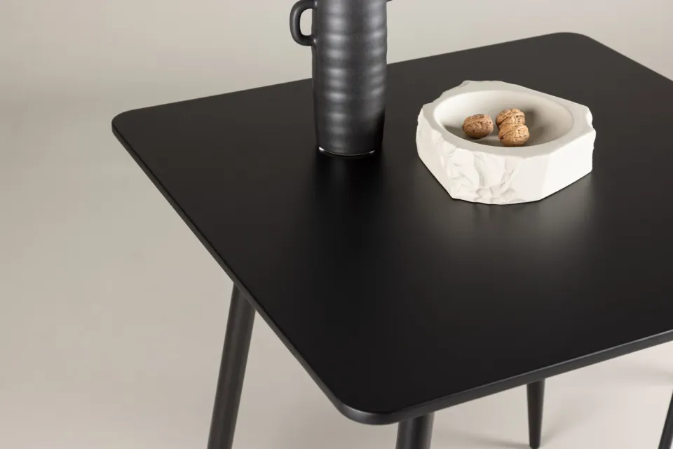 Nohr Bistrotafel 'Austina' 75 x 75cm, kleur Zwart, foto 6