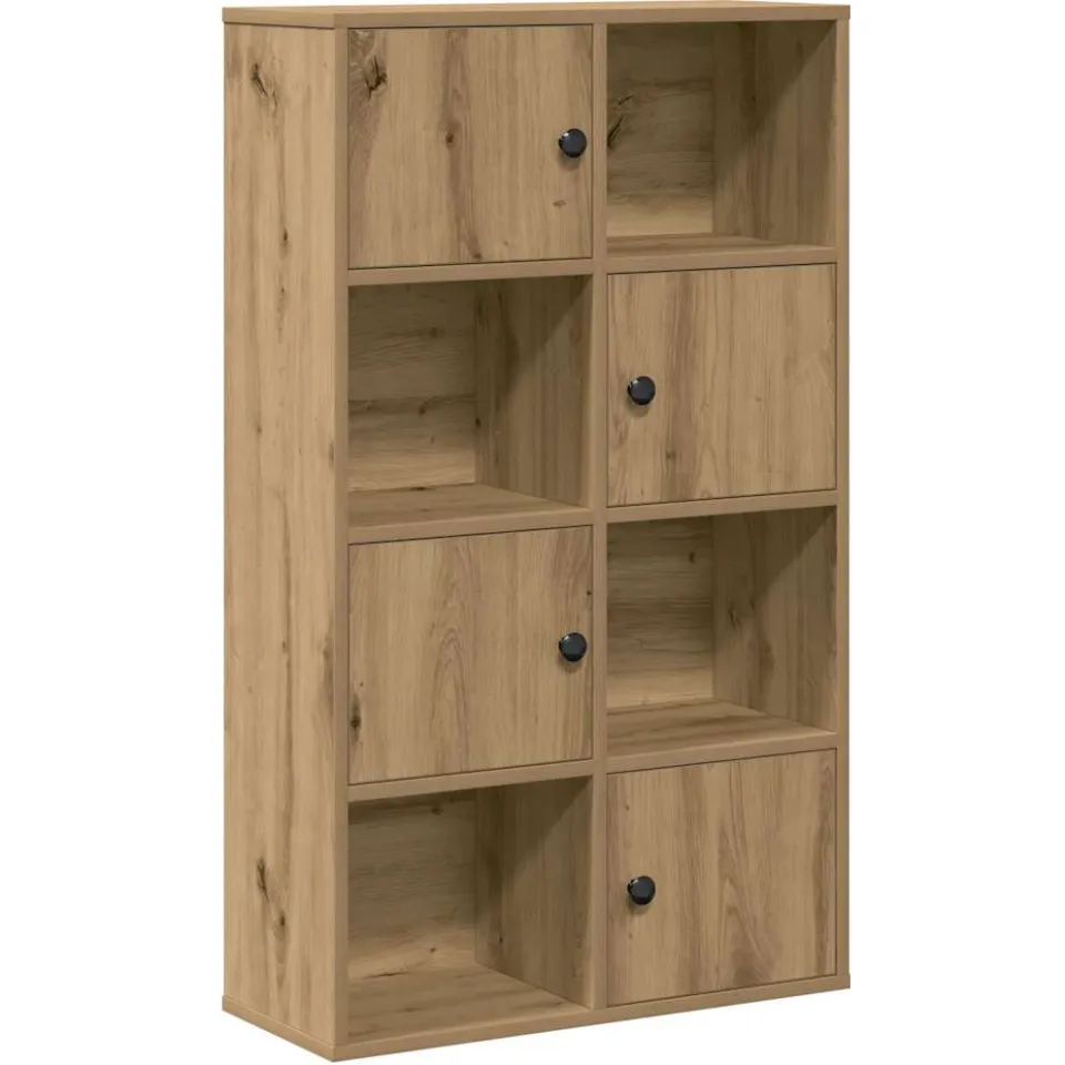vidaXL Boekenkast 60x24x101,5 cm bewerkt hout artisanaal eikenkleurig, foto 3