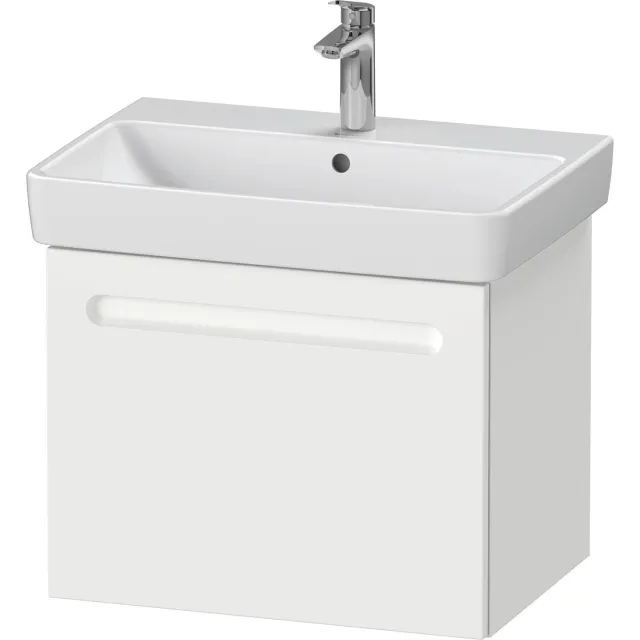 Duravit No.1 wastafelonderkast met 1 lade mat wit