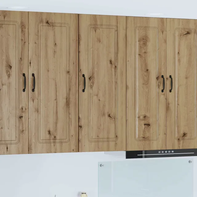 vidaXL Vaatwasserpaneel KALMAR Artisan Eiken 40 x 31 x 100 cm Bruin