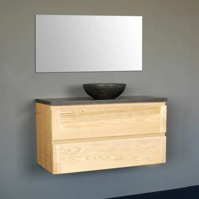 Sanilux Badmeubel Dynamo Foresto 100cm met sub waskom Massief hout