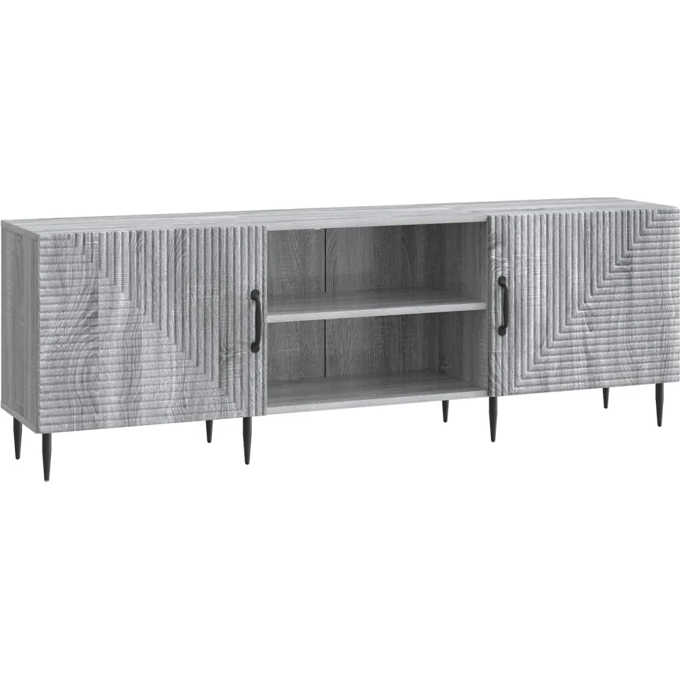 vidaXL TV-kast 150 x 31 x 50 cm Grijs sonoma Bewerkt hout, foto 3