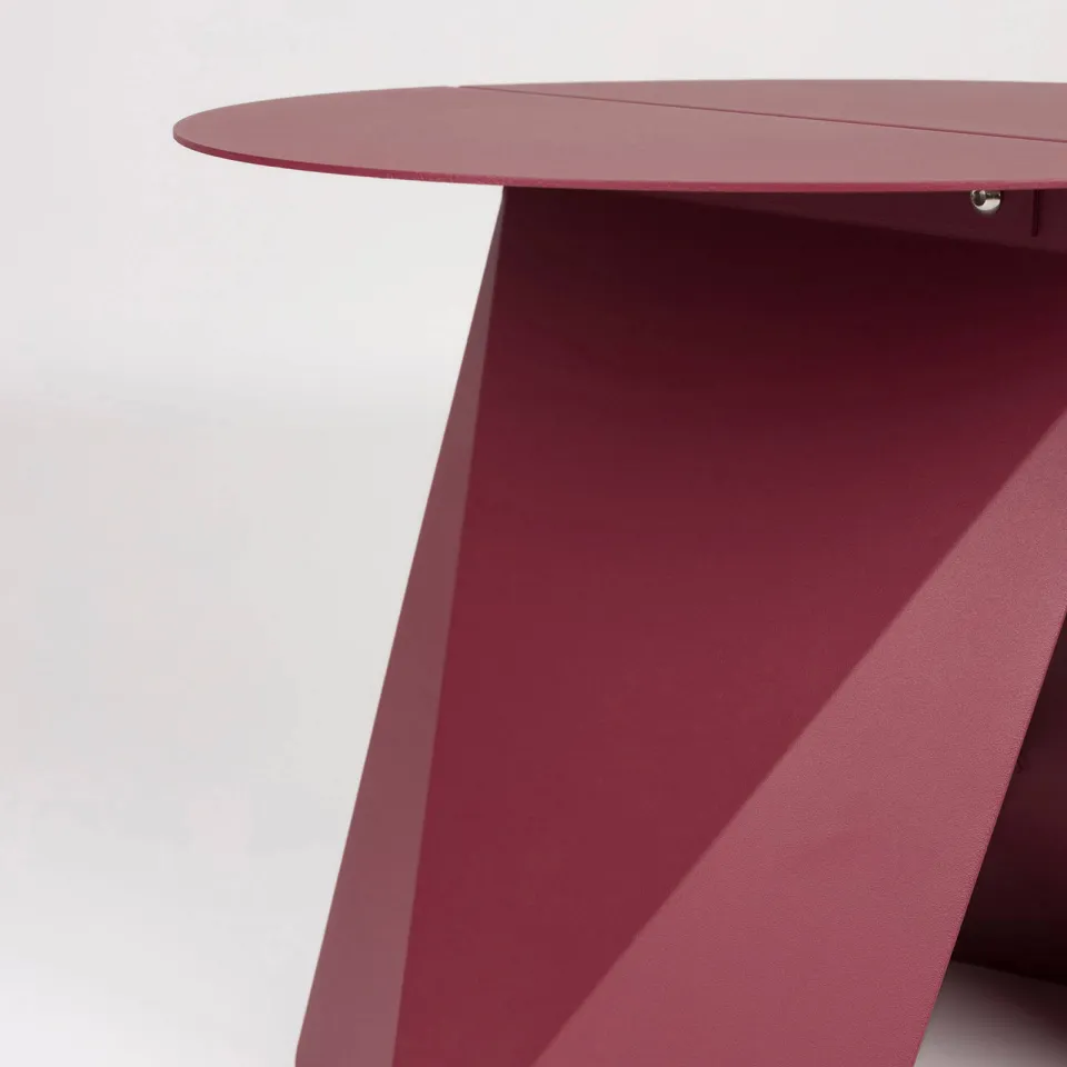 Zuiver Foldy bijzettafel rood, foto 7