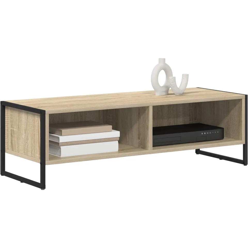 vidaXL TV-kast 100 x 36.5 x 30.5 cm Sonoma Eiken Bewerkt hout Bruin