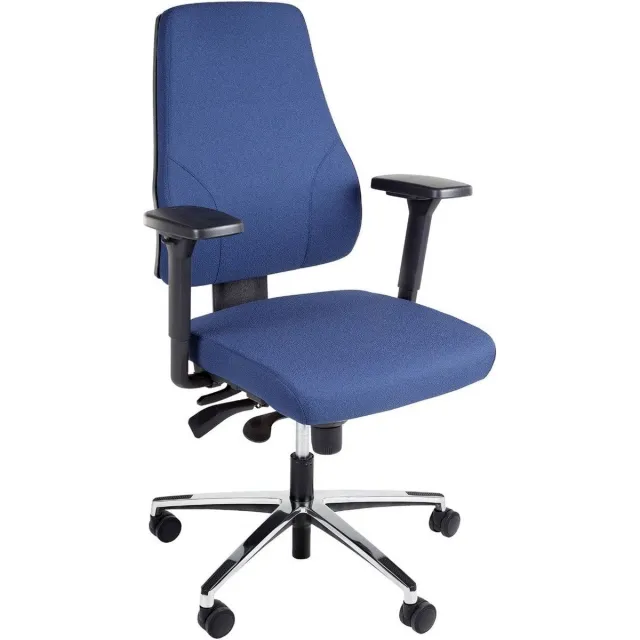 MONZA Bureaustoel Monza NPR-1813 Donkerblauw met multifunctionele wielen