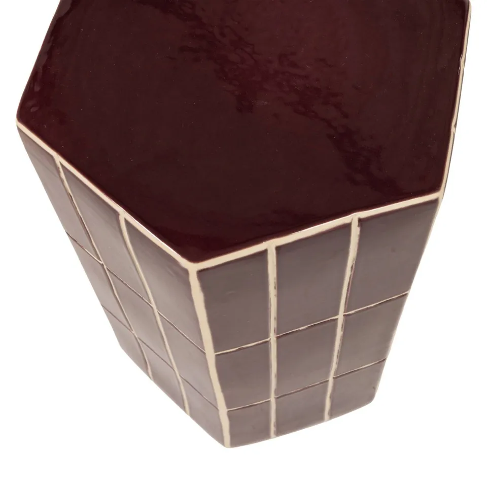 WOOOD Plu decoratieve bijzettafel paars, foto 7