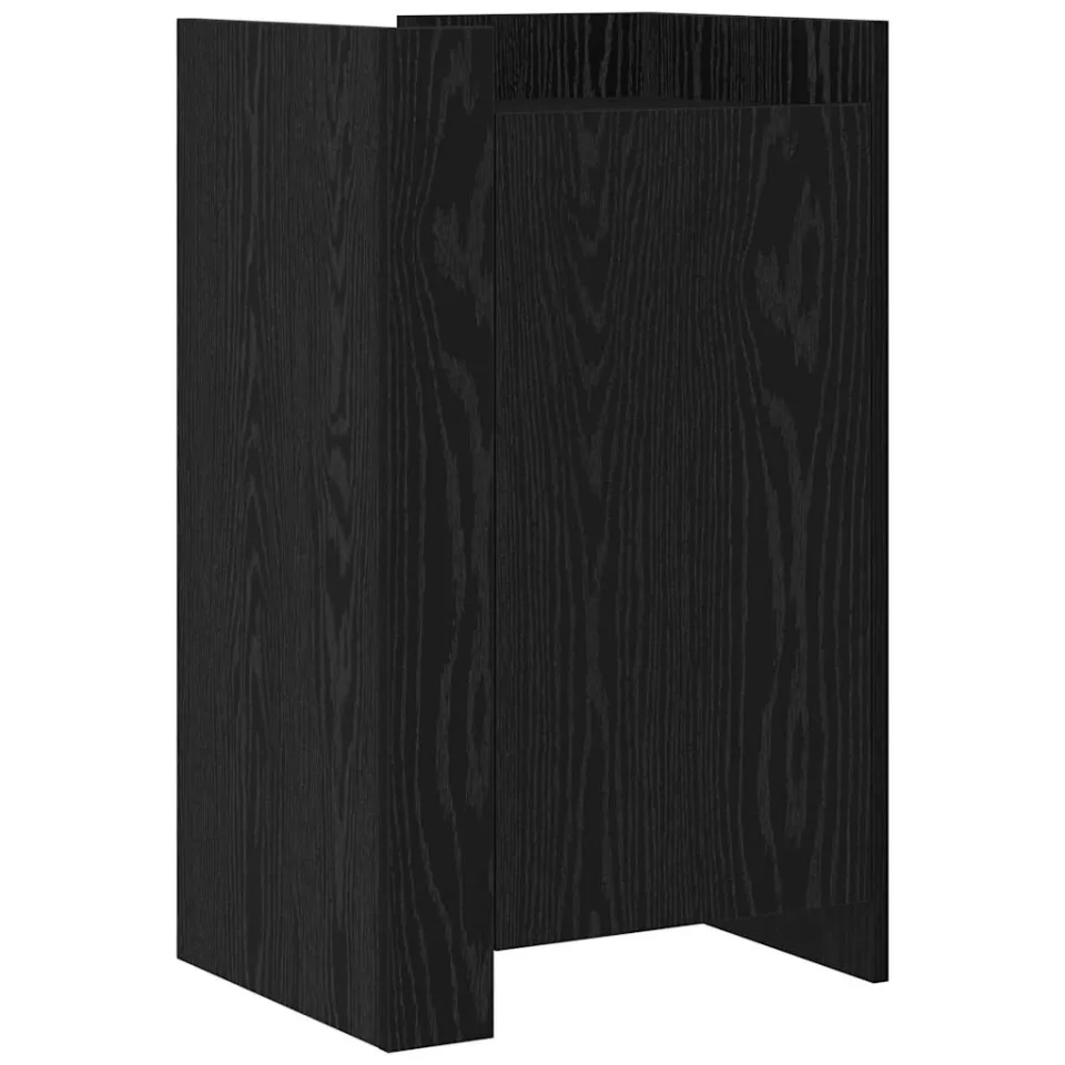 vidaXL Dressoir Zwart Eiken 45 x 35 x 75 cm, foto 3