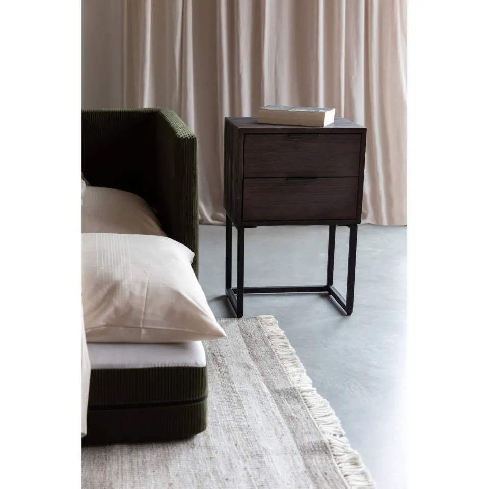 Housecraft Living Webster nachtkastje bruin, foto 4