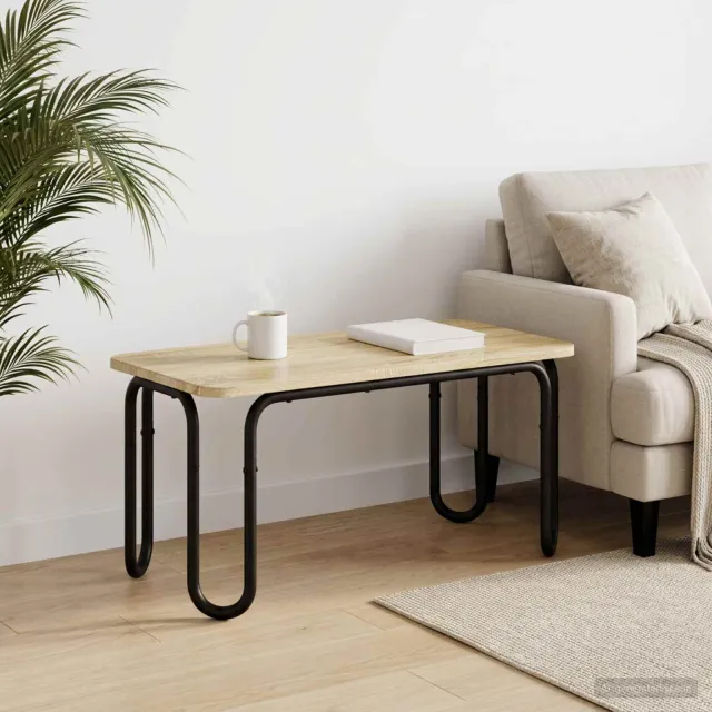 vidaXL Salontafel Sonoma Eiken 100 x 50 x 45 cm Bewerkt hout Bruin