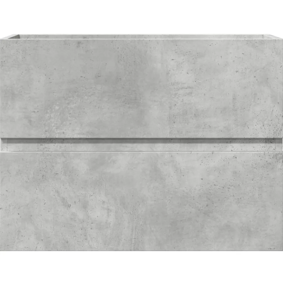 vidaXL Badkamerkast 60x38,5x45 cm bewerkt hout betongrijs grijs, foto 4