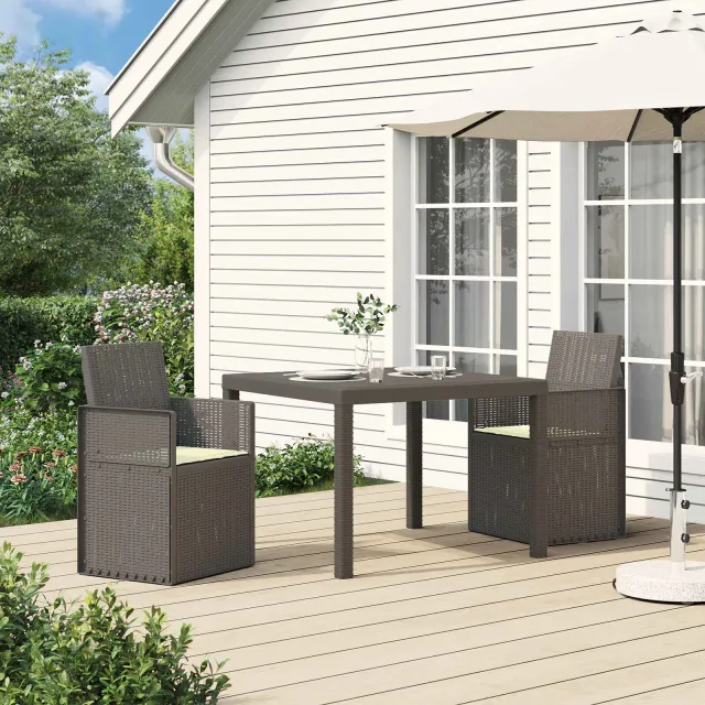 vidaXL Tuin Eetstoelen PP Lichtgrijs