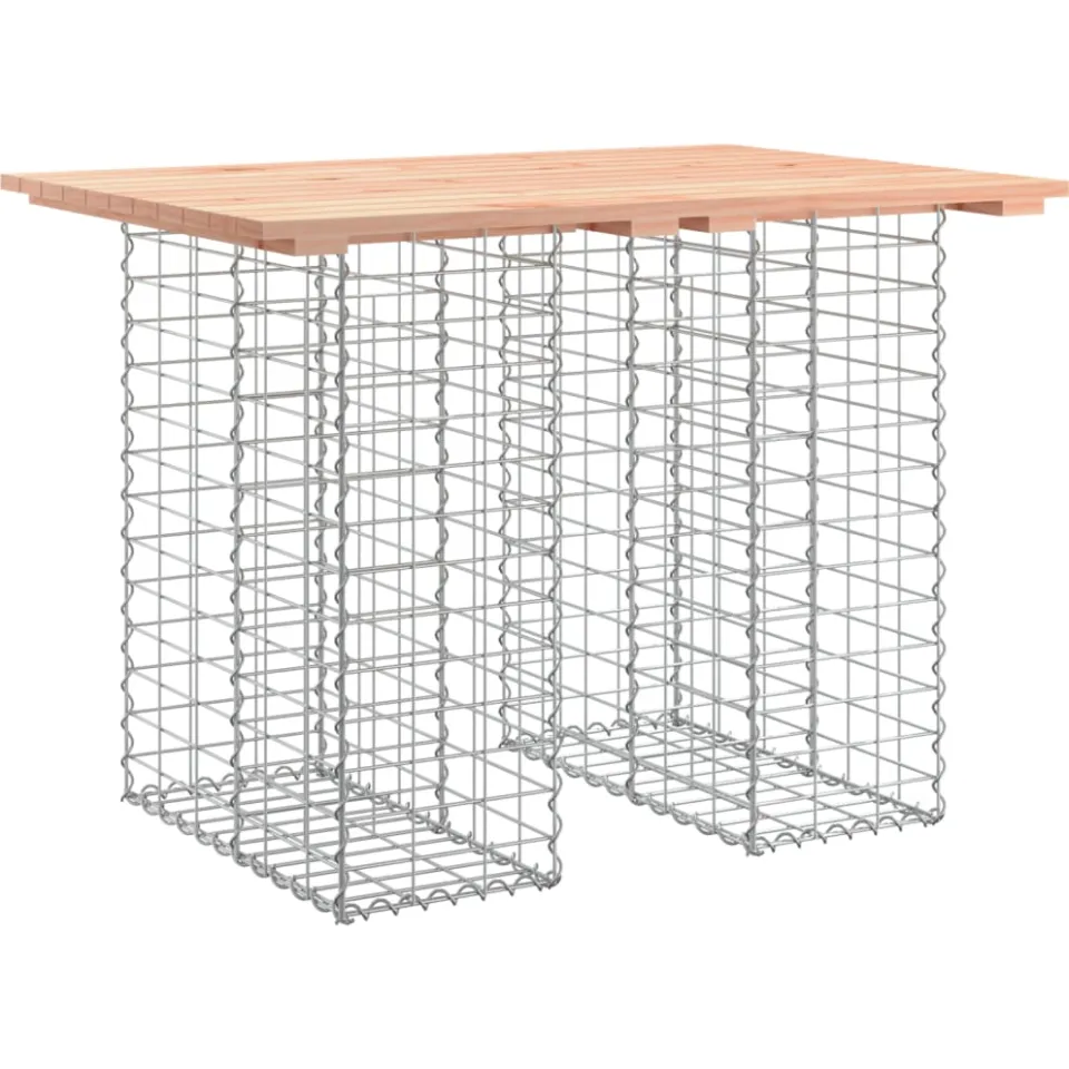 vidaXL Tuintafel Schanskorfontwerp 100x70x72 cm massief grenenhout bruin, foto 3