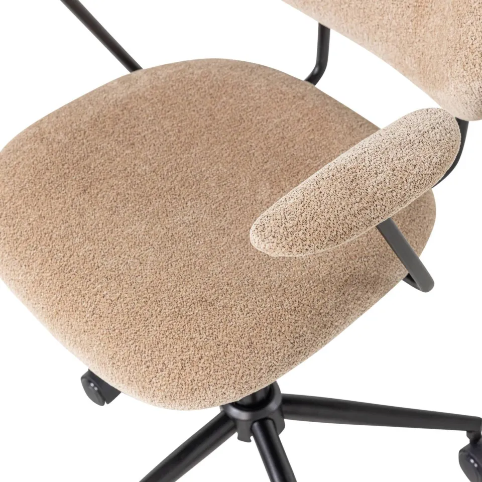 WOOOD Brint Bureaustoel Met Armleuning - Zand - 87x62x63, foto 6