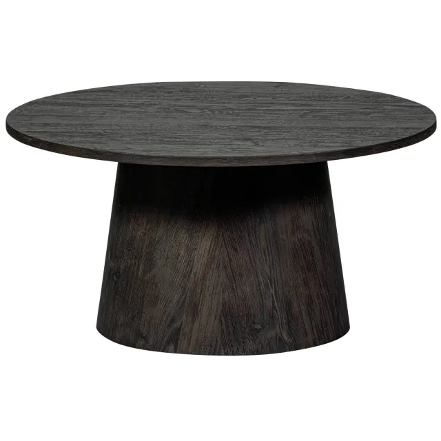 WOOOD Maan Salontafel - MDF - Donkerbruin - 40x80x80 dark brown