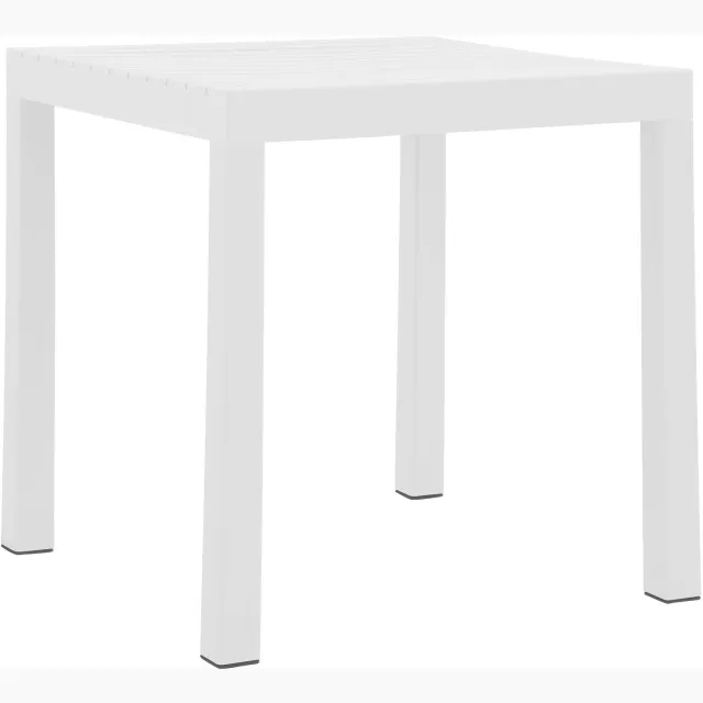 CLP Tuintafel Kato - Vierkant - 73 x 73 cm - wit