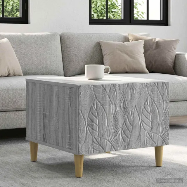 vidaXL Salontafel Grijs Sonoma 50 x 49 x 40 cm Bewerkt hout, foto 2