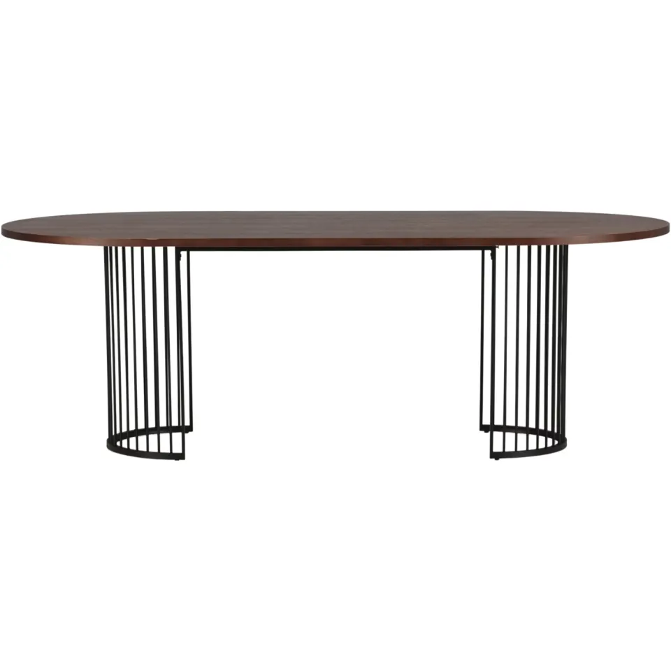 Nohr Emmauel ovale eettafel walnoot