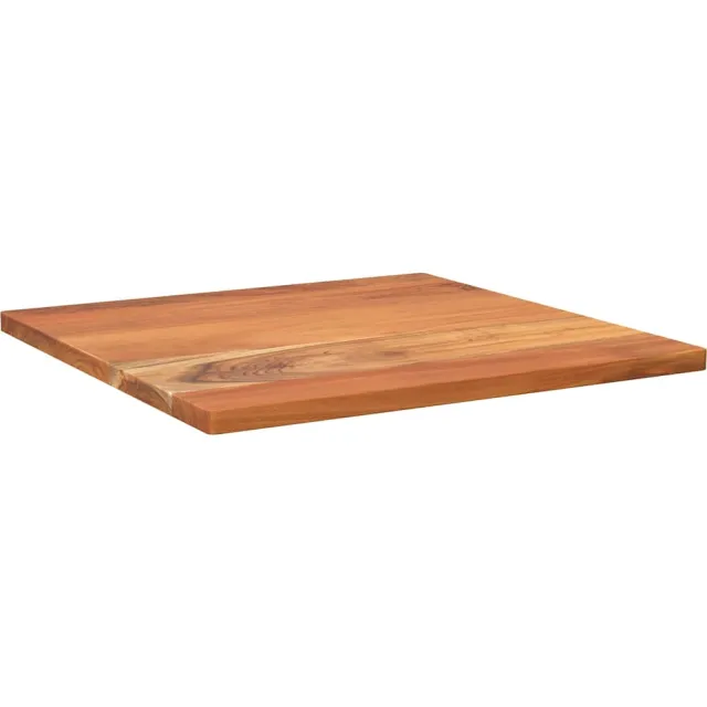 vidaXL Tafelblad vierkant 50x50x3,8 cm massief acaciahout Bruin
