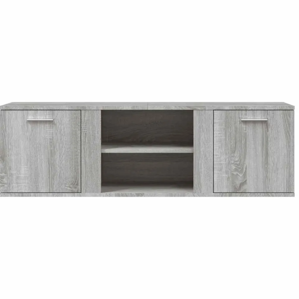 vidaXL Tv-meubel 120x34x37 cm bewerkt hout grijs sonoma eikenkleurig
