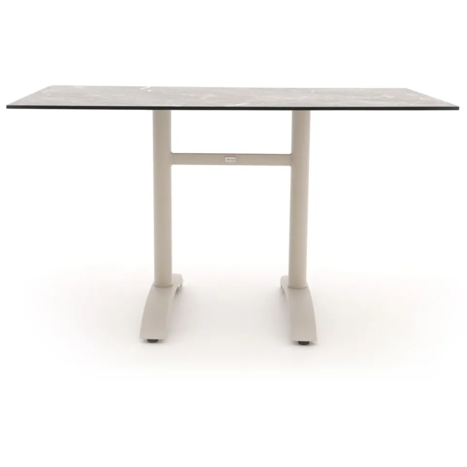 Bellagio tuinmeubelen Bellagio Lisio tuintafel 140x80x73cm Taupe