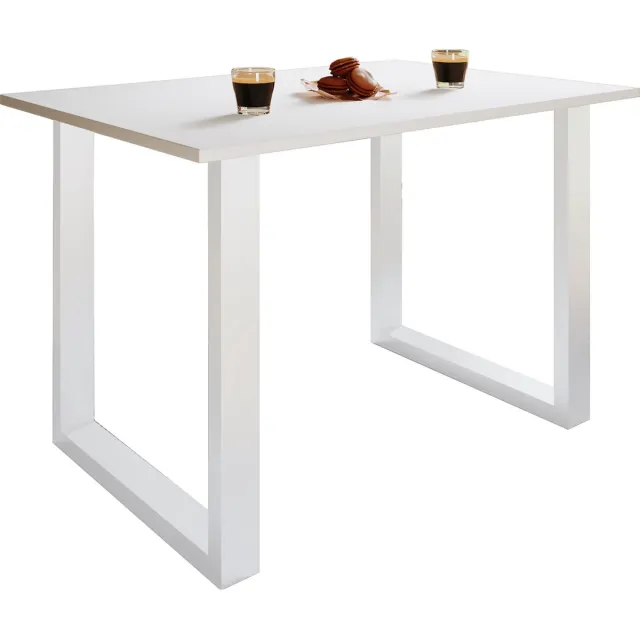 Vcm kleine tafel en stoelen, tafelstoel, eettafel en stoelen, kleine eettafel en stoelen, tafels en stoelen, compacte tafel en stoelen, kleine keukentafel en stoelen, tafel- en stoelset, keukentafels en stoelen, eettafels en stoelen Weiß / Weiß